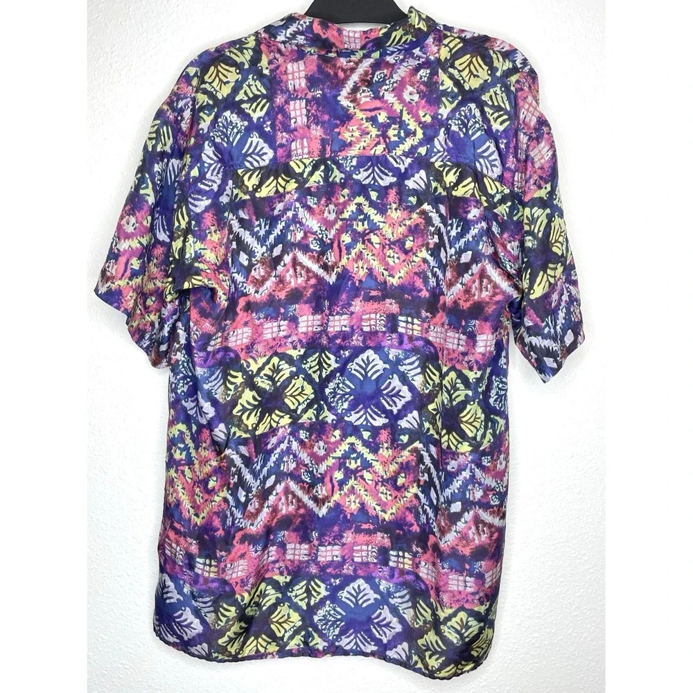 Silk Shirt, Mens, Size M, brand Robert Stock